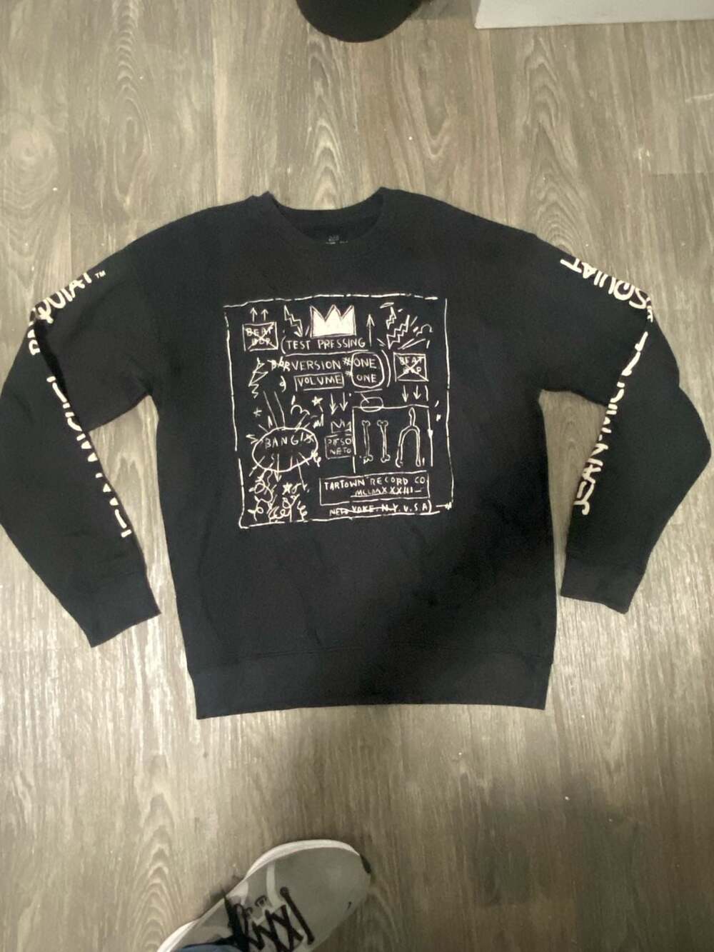 Jean-Michel Basquiat Beat Bop Graphic Crewneck Sweatshirt